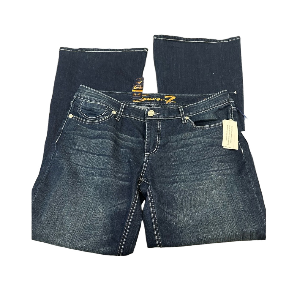 Seven7 Women's Indigo Boot Cut Jeans